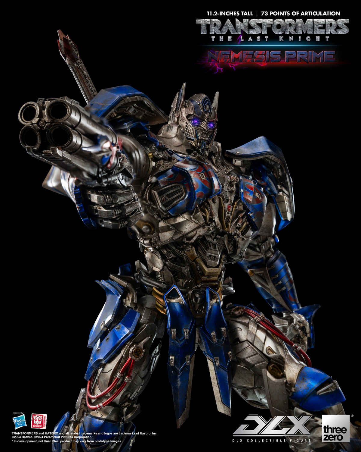 [สั่งจอง] ThreeZero 11" : Transformers : The Last Knight DLX : Optimus Prime Nemisisgent