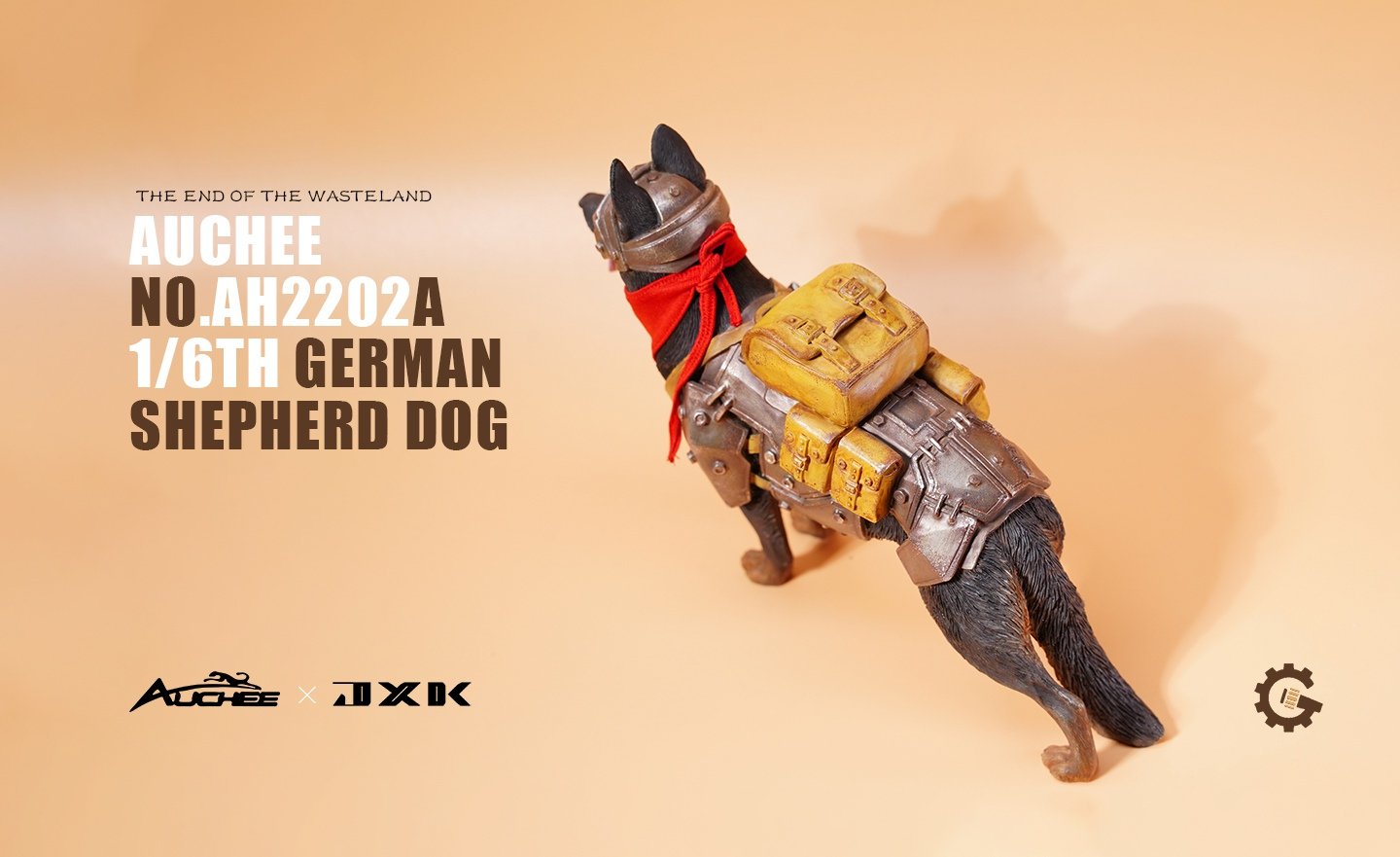 [สั่งจอง]Auchee × JXK 1/6 AH2202A/B : German Shepherd Dog