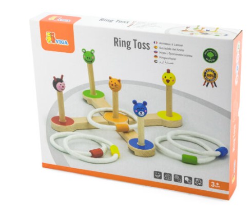 ชุดโยนห่วงรูปสัตว์แสนสนุก ของเล่นเสริมพัฒนาการ, ของเล่นเด็กอนุบาล, สื่อการสอนเด็กอนุบาล พร้อมส่ง