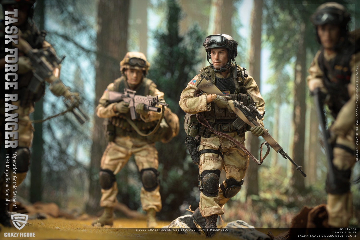 [สั่งจอง] Crazy Figure LTY002 CFTOYS 1/12 Task Force Ranger