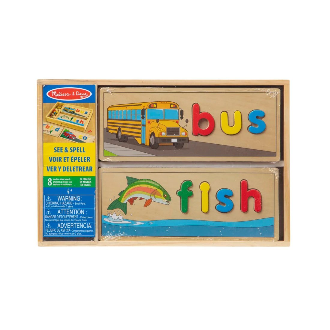 ชุดผสมคำศัพท์ บอร์ดสะกดคำ 2 ด้าน Melissa & Doug See and Spell