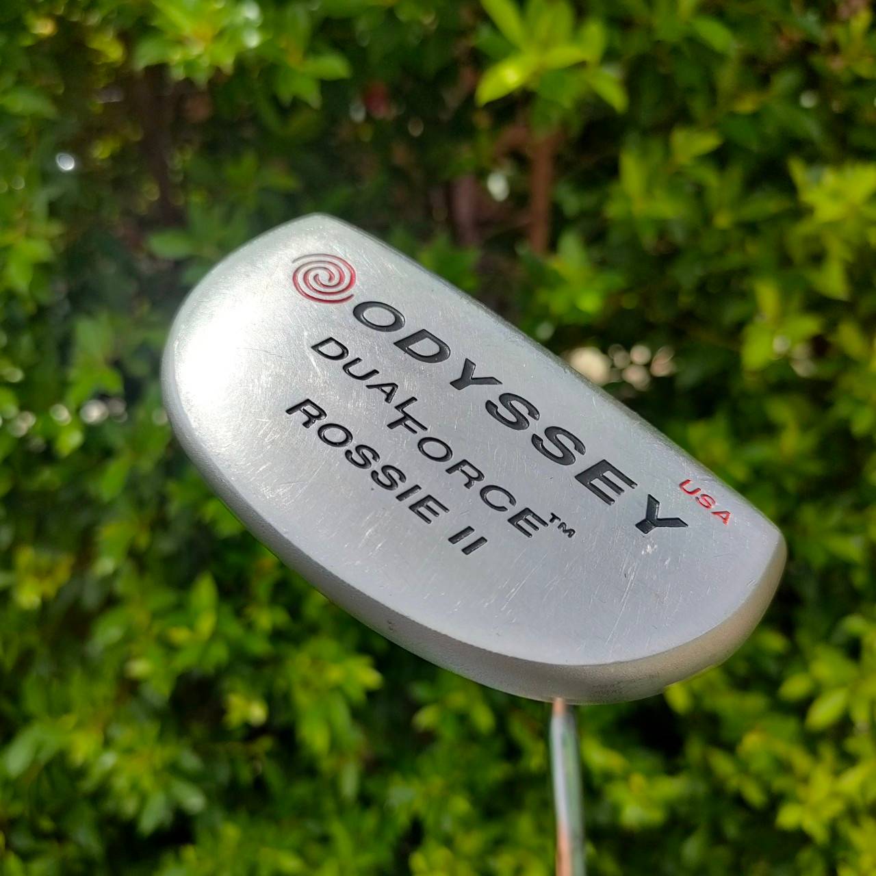 PUTTER ODYSSEY DUAL FORCE ROSSIE II ความยาว 34 นิ้ว สภาพสวยเดิมๆ ** ตรงคอPUTTER มีสนิมขึ้นเล็กน้อย ** ไม้กอล์ฟมือสอง ของแท้ BY NakaraLuxurious