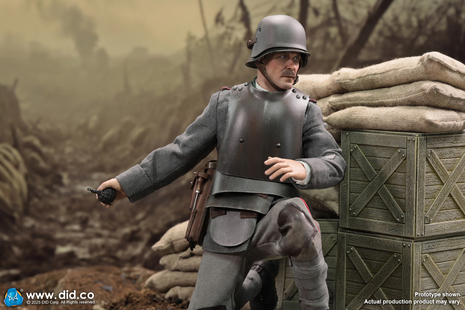 [สั่งจอง]DID D11015 1/6 : WWI German MG08 Gunner – Arthur