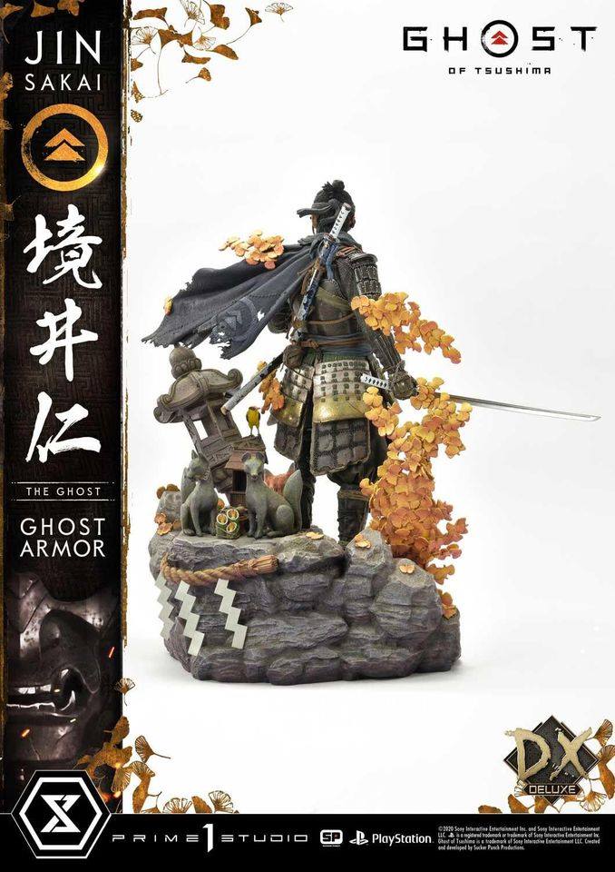 [สั่งจอง]Prime 1 Studio UPMGHOT-01DX : Ghost of Tsushima Jin Sakai, The Ghost - Ghost Armor [Deluxe Version]