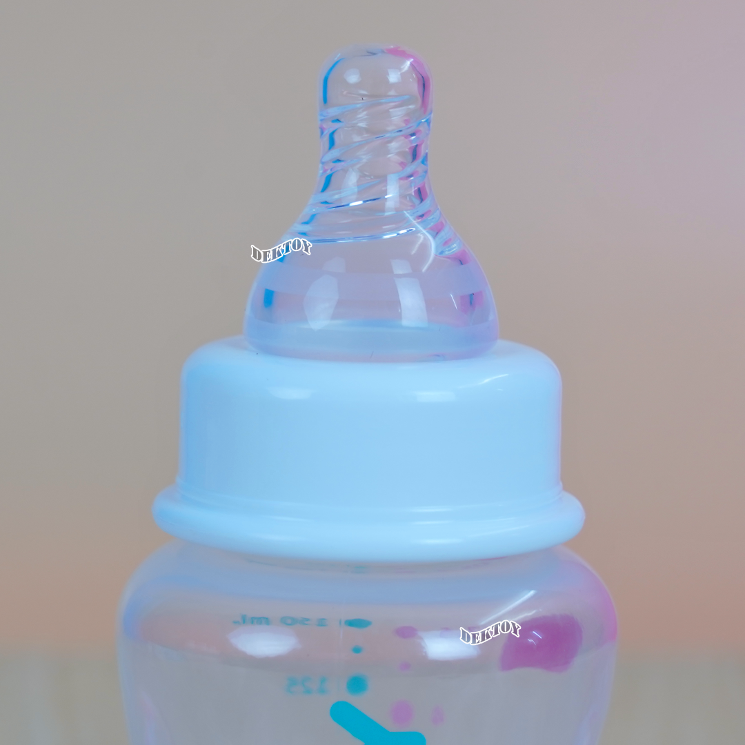 NANNY แนนนี่ ขวดนมแนนนี่คอมาตรฐาน5ออนซ์ จุกรุ่นใหม่นุ่มมาก 2207