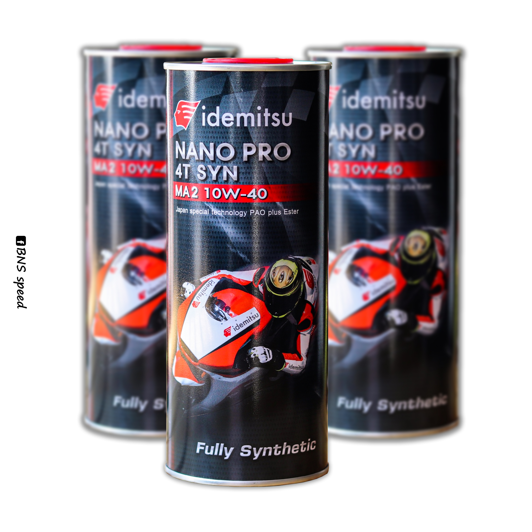 น้ำมันเครื่อง Idemitsu Nano Pro 4T Syn 10W40 สังเคราะห์แท้ 100%