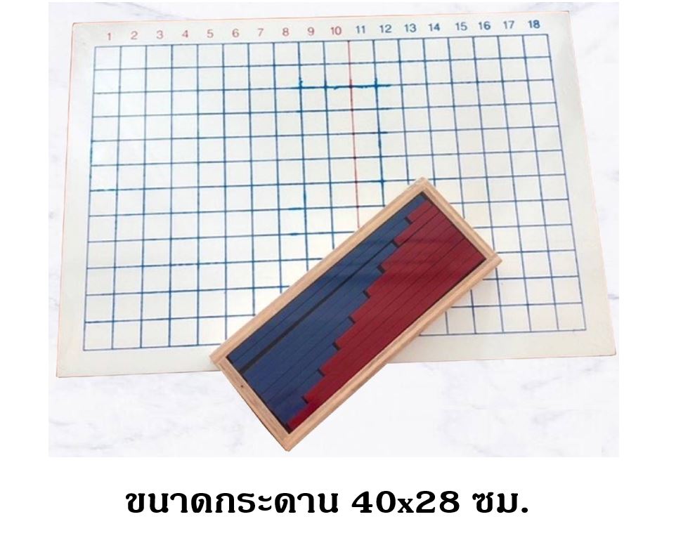กระดานบวกเลขด้วยไม้, ของเล่นไม้, ของเล่นเสริมพัฒนาการ, ของเล่นเด็กอนุบาล, สื่อการสอนคณิตศาสตร์ เด็กอนุบาล ประถม,มอนเตสซอรี่ ,montessori, สื่อการสอนประถม