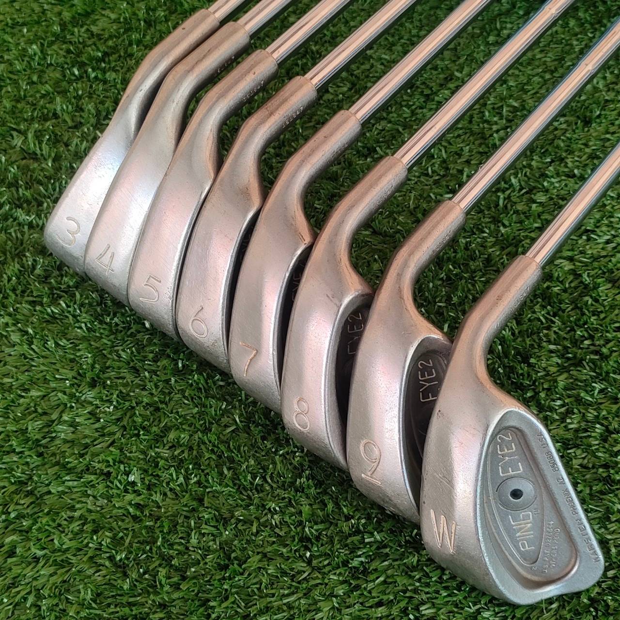 ชุดเหล็ก PING EYE2 จุดดำ มีเหล็ก 3-9 เเละ W ก้าน PING KARSTEN