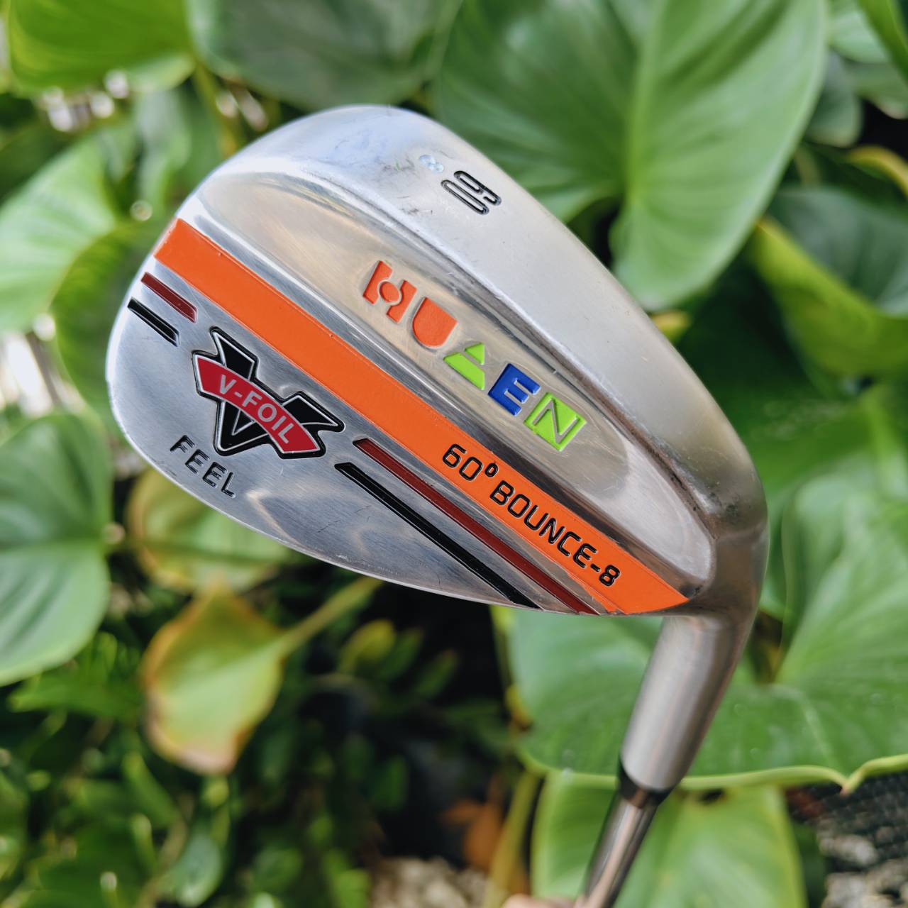 WEDGE HUAEN – 60° BOUNCE 8 / V-FOIL FEEL U-Groove Technology เพิ่มสปินและควบคุมลูกแม่นยำ
