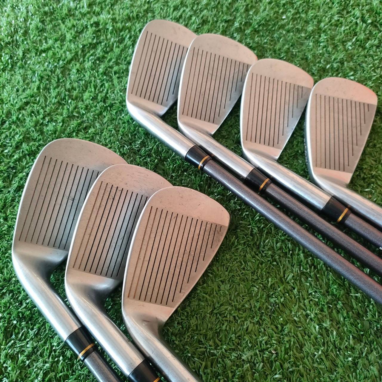 ชุดเหล็ก POWER BILT CITATION PLUS OVERSIZE มีเหล็ก 3-9 เเละ PW ** ขาดเหล็ก 5 ** ก้าน CITATION FLEX SYSTEM วัสดุ STANLESS สุดยอดคุณภาพ ไม้กอล์ฟมือสอง ของแท้ BY NakaraLuxurious