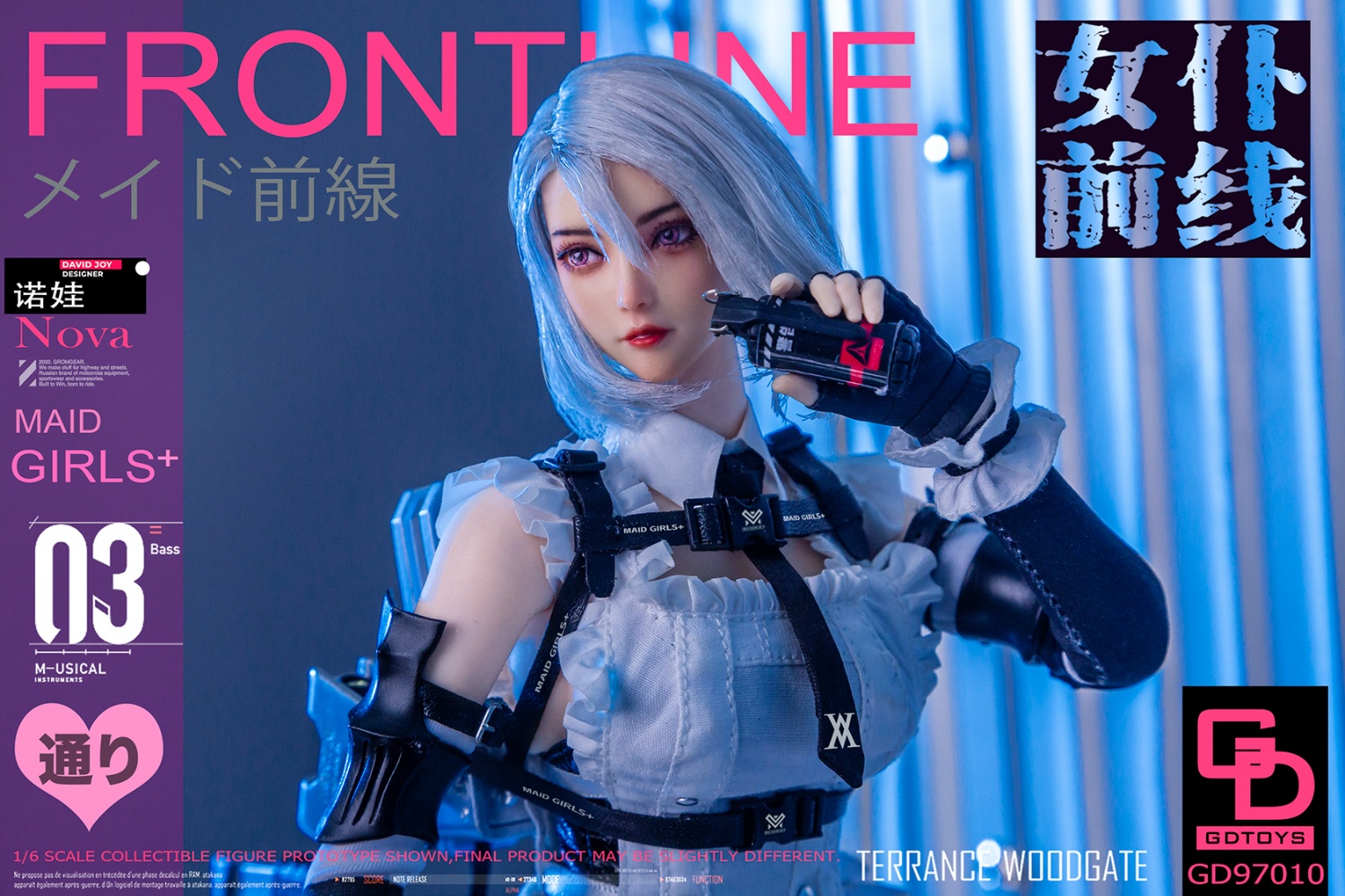 [สั่งจอง] GDTOYS GD97010 1/6 ： Frontline Maid Issue 03 NOVA movable eyes