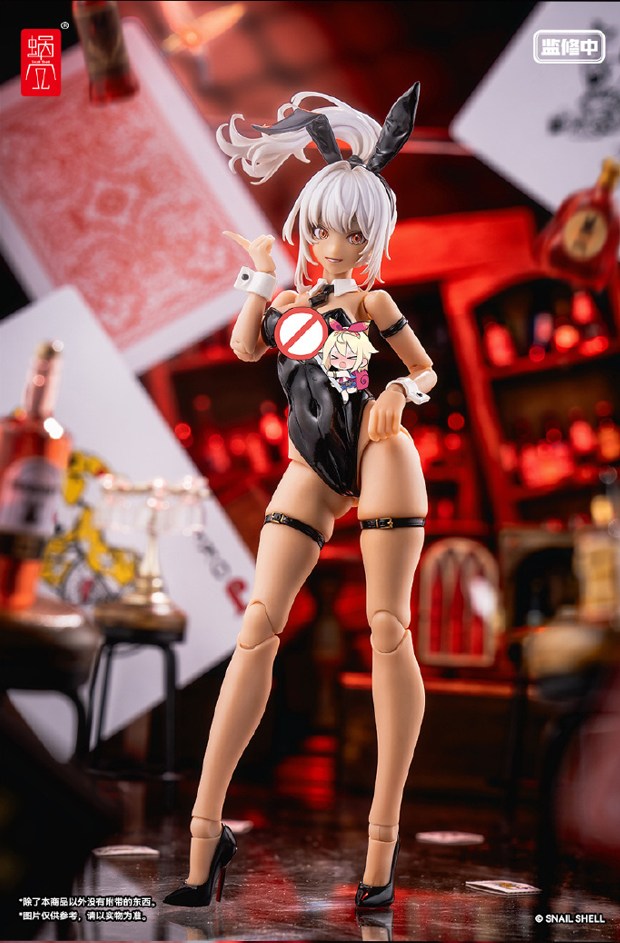 [พร้อมส่ง] "Snail Shell 1/12 : Different Color ver.- Bunny Girl Aileen Sunkissed Ver. ครบ SET (ฟิกเกอร์สาว+รถ+เท้าเสริม)"