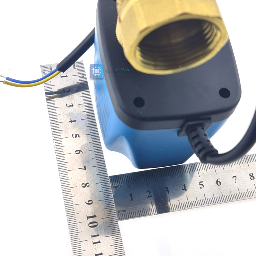 Electric two-way ball valve DN20 3/4" 12-24v two-wire normally closed