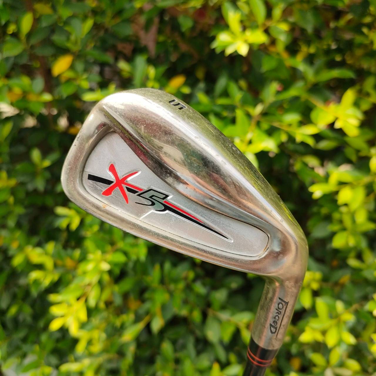 ** ไม้กอล์ฟสำหรับผู้หญิง ** เหล็ก 5 X5 FORGED ก้าน MEMORY ACTION FLEX L