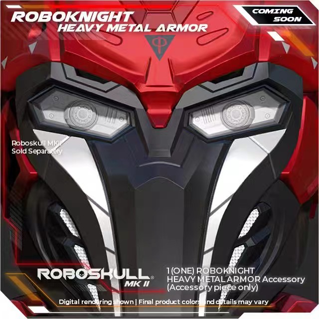 [สั่งจอง]ROBOSKULL MKII & 4" BLOOD WOLF PILOT