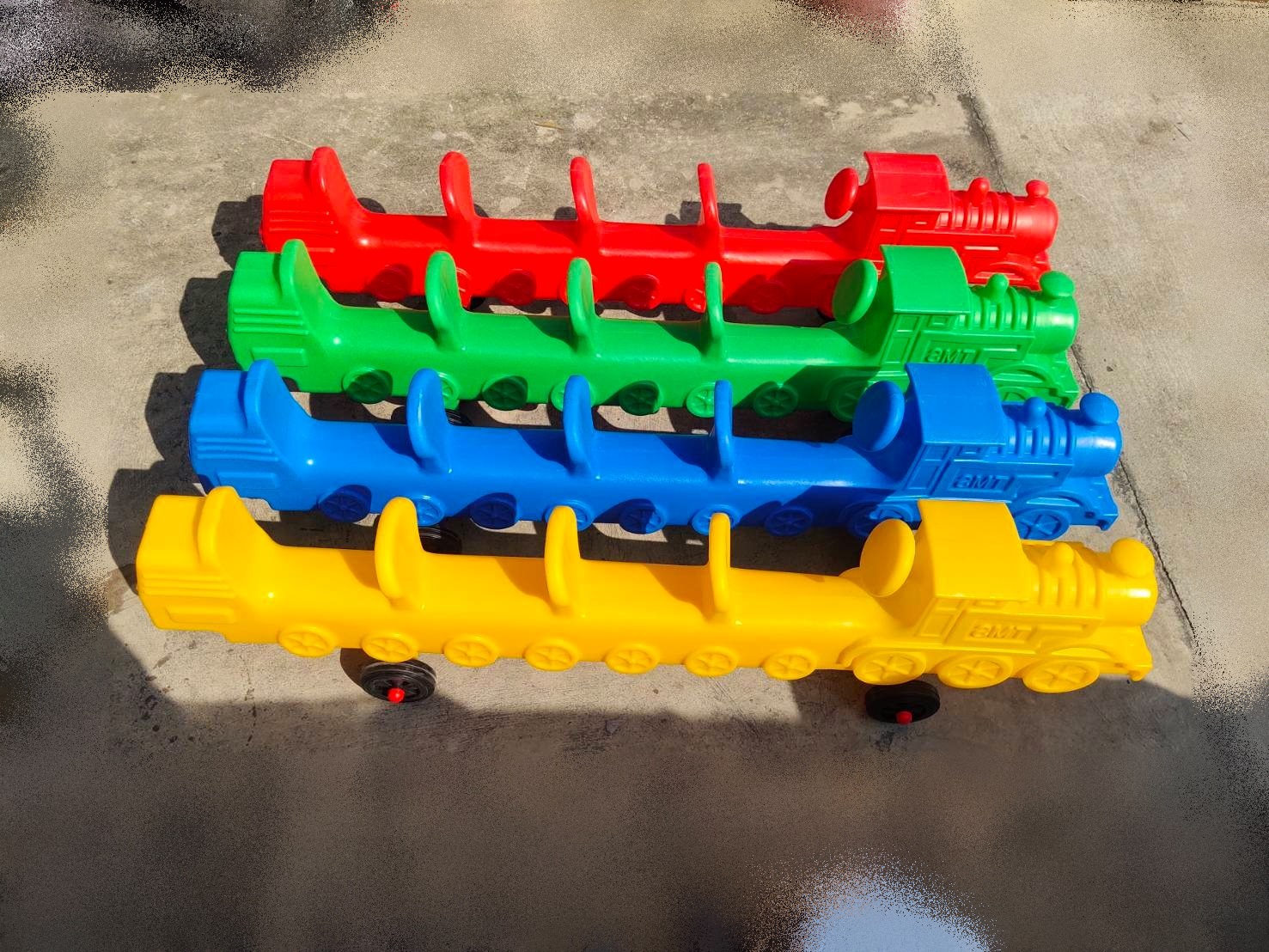 รถขาไถ รถไฟ 4ที่นั่ง รถขาไถ,รถของเล่น ,รถเด็กเล่น ,รถของเล่นเด็ก, ของเล่นเด็ก พร้อมส่ง