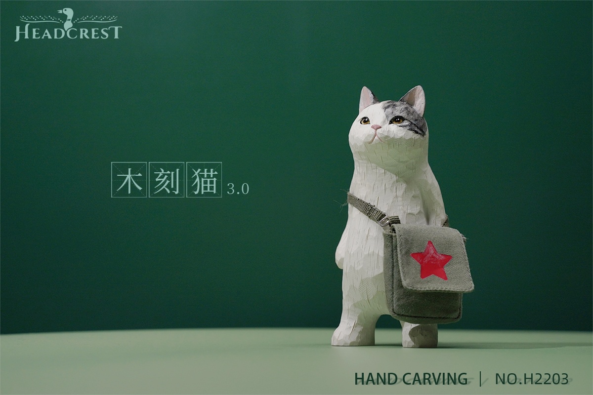 [สั่งจอง]HEADCREST H2203 : Woodcut Cat 3.0