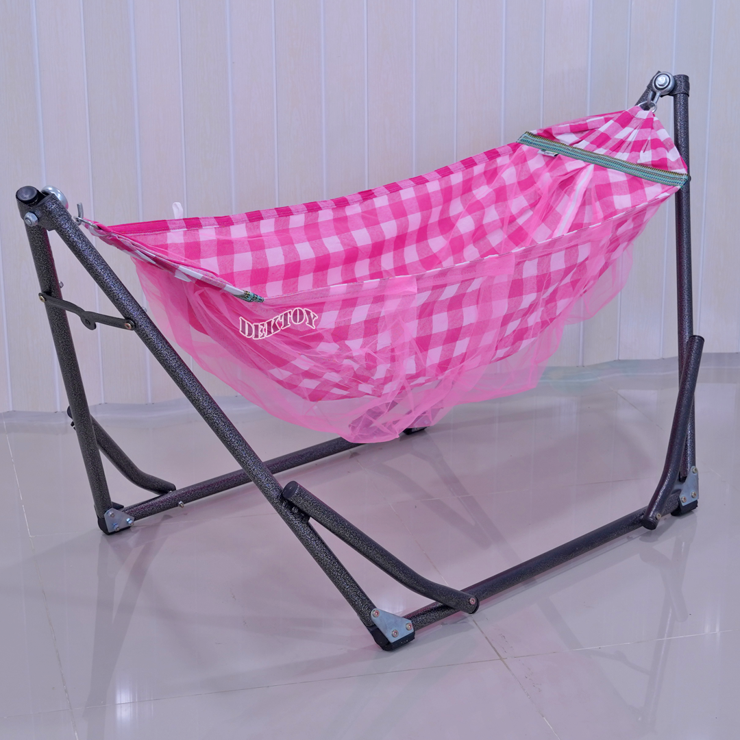 เปลญวนเด็กรุ่นใหม่พร้อมมุ้งเหมาะกับเด็กแรกเกิด ถึง3ขวบ คละสี