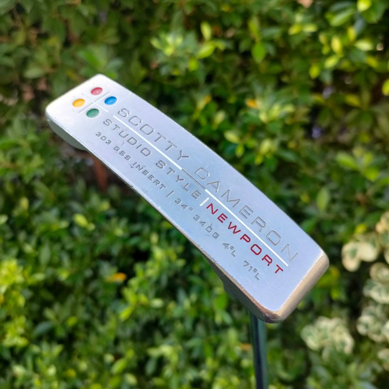 PUTTER TITLEIST SCOTTY CAMERON STUDIO STYLE NEWPORT ความยาว 34 นิ้ว ไม้กอล์ฟมือสอง ของแท้ BY NakaraLuxurious