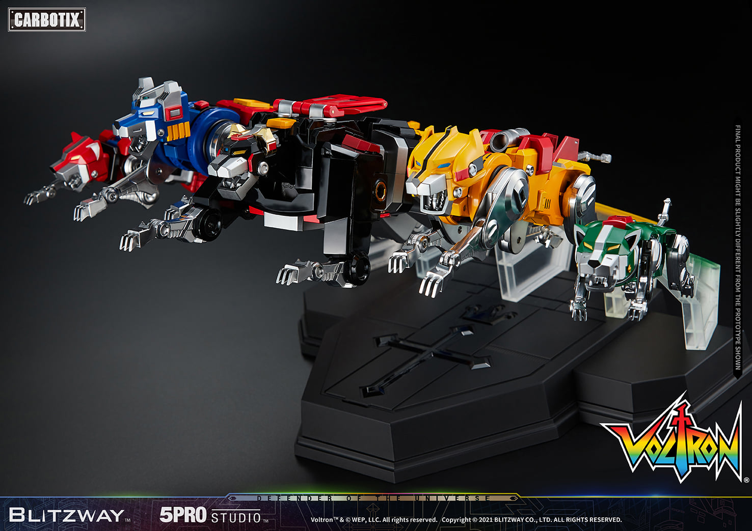 [สั่งจอง]5PRO STUDIO × BLITZWAY : CARBOTIX Series 5PRO-CA-10401 Voltron