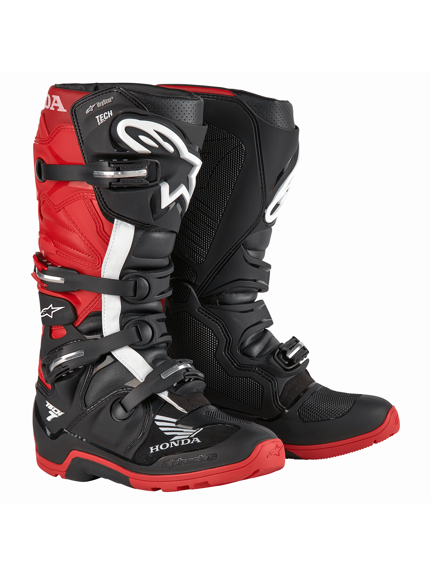 รองเท้า Alpinestars Honda Tech7 Enduro Drystar® Boot - Black/Bright Red