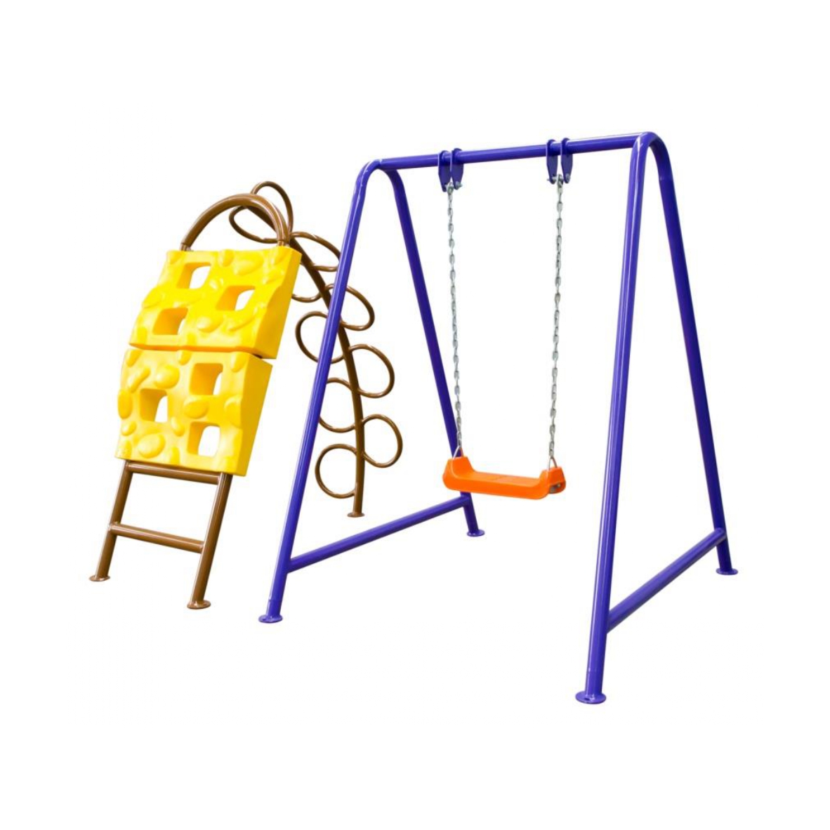 เครื่องออกกำลังกายเด็ก ชุดชิงช้า-ปีนป่าย ,เครื่องออกกำลังกายกลางแจ้ง, ลานกีฬา, อเนกประสงค์, สนามกีฬา