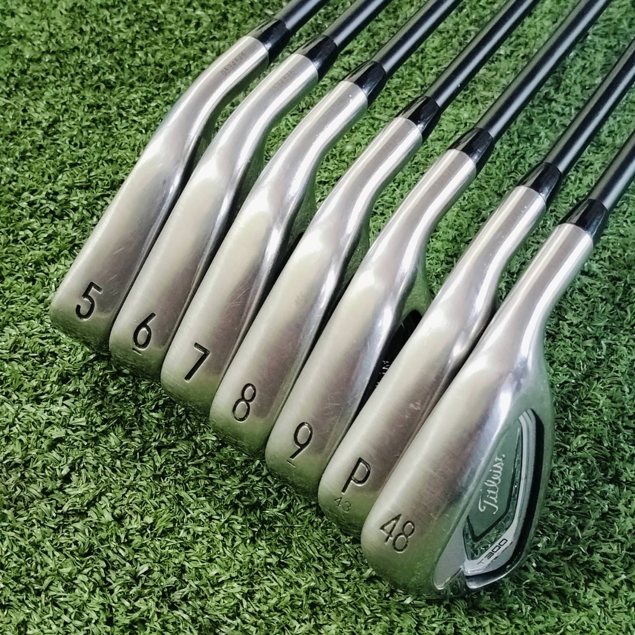 ชุดเหล็กท๊อปสุดของ Titleist รุ่น T300 เทคโนโลยี Max Impact ให้ฟีลลิ่งและพลังอันสูงสุดในการเข้าปะทะลูกกอล์ฟ ไม้กอล์ฟพรีเมี่ยมมือสอง ของแท้ By NakaraLuxurious