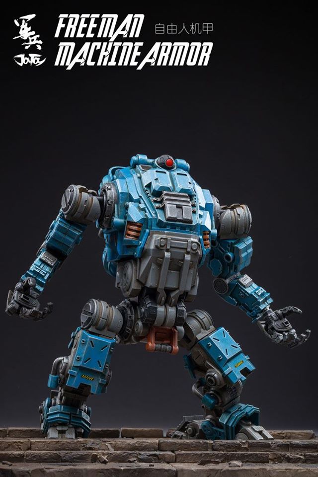 [สั่งจอง]จักรกลกระดูกเหล็ก ทะเลทรายและสายลม JOYTOY 1/18 81921011/2 Free man tactical mecha [Blue Ver./Sandy Ver.]