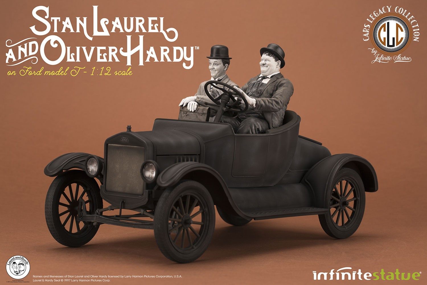 [สั่งจอง]Sideshow X Infinite Statue 906957 : Laurel & Hardy on Ford Model T Statue.