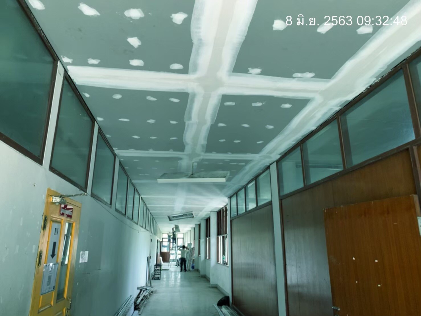 ดุริยางค์ตำรวจ(ปากเกร็ด) ปรับปรุงหลังคา,ฝ้า,เพดาน