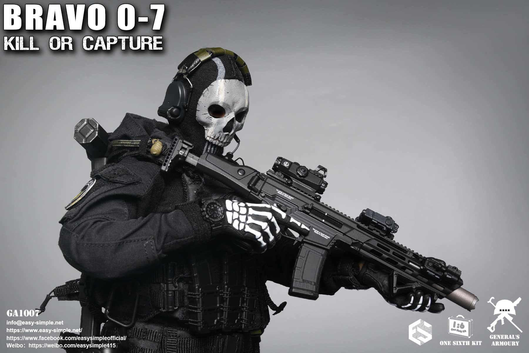 [สั่งจอง]General's Armoury GA1007 1/6 : Bravo 0-7 Kill Or Capture
