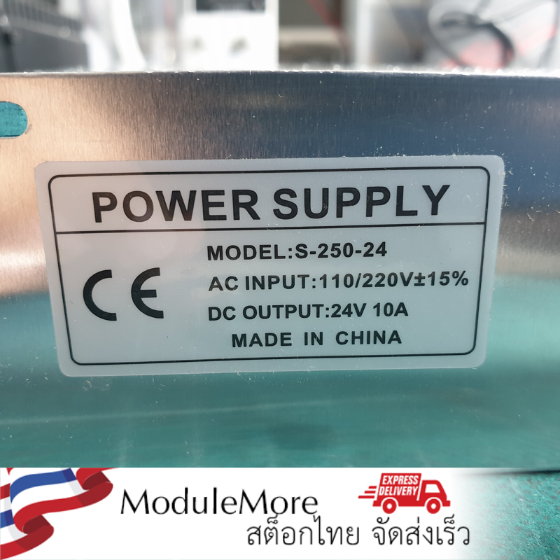 24V 10A สวิทชิ่งเพาเวอร์ซัพพลาย Switching power supply ( 220v ac to 24v dc) S-250-24