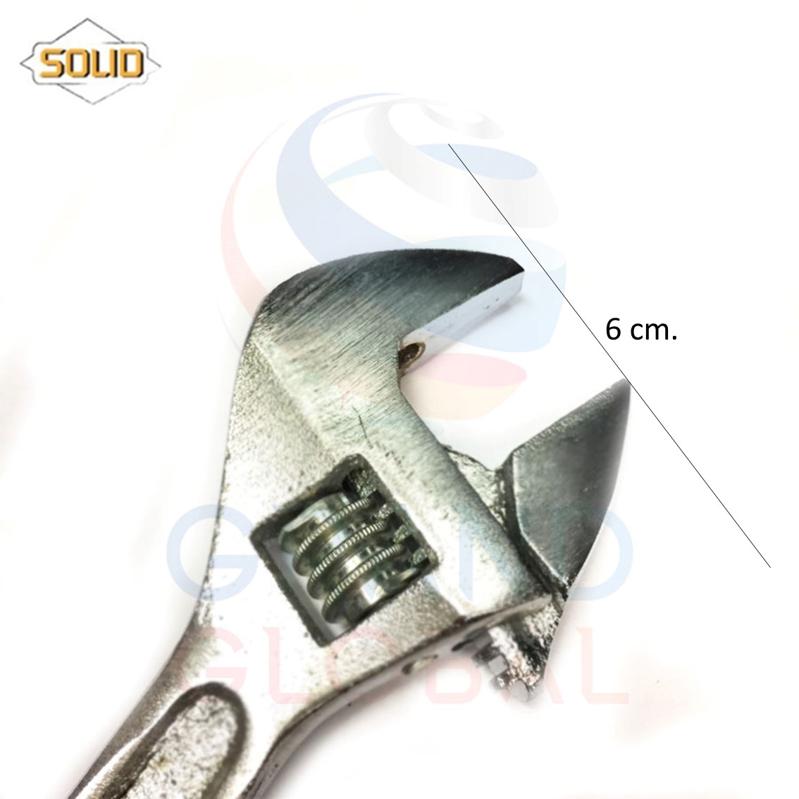 SOLID ประแจเลื่อน 8 นิ้ว ปากตาย ประแจ ไขควง ไขน๊อต อเนกประสงค์ ประแจไข ประแจขัน น็อต ปรับเลื่อนได้ ด้ามหล็ก 200 mm