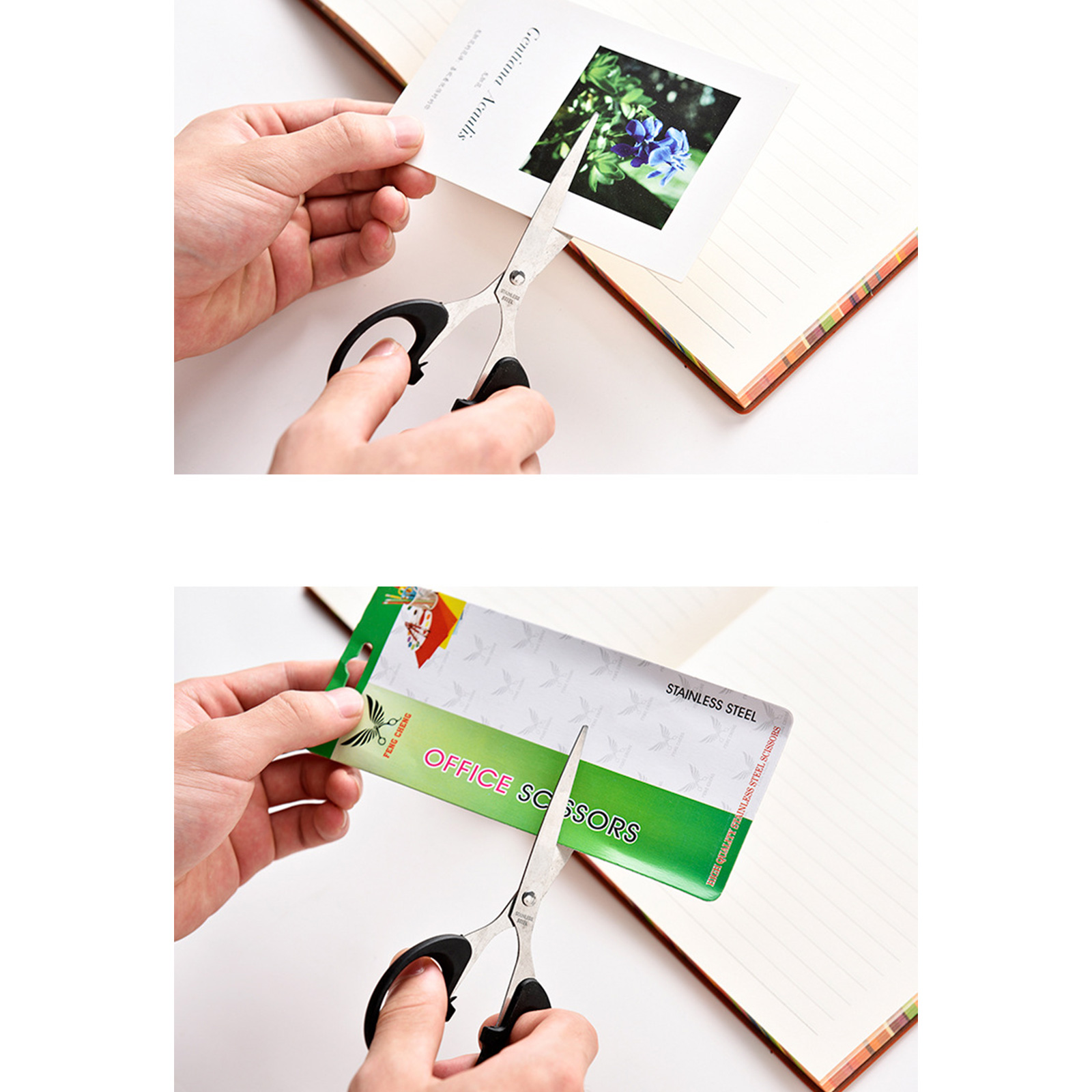 กรรไกรตัดกระดาษ มี3ขนาด /กรรไกรตัดผ้า จีน-แดง กรรไกร อุปกรณ์สำหรับตัด เครื่องเขียน อุปกรณ์สำนักงาน