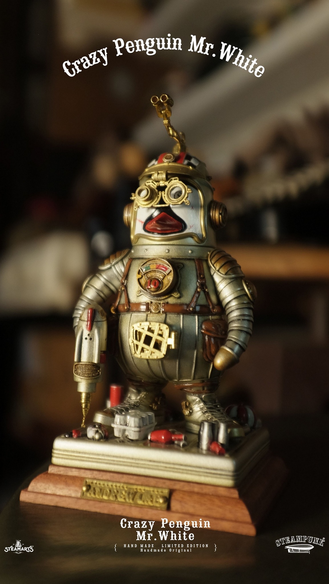 [สั่งจอง]STEAMARTS CRAZY SA2023C003 : PENGUIN MR.WHITE (15Cm)