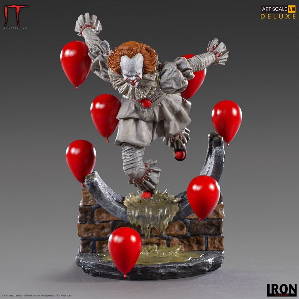 [สั่งจอง]IRON STUDIOS WBHOR31220-10 Art Scale 1/10 IT Chapter Two : Pennywise Deluxe Edition
