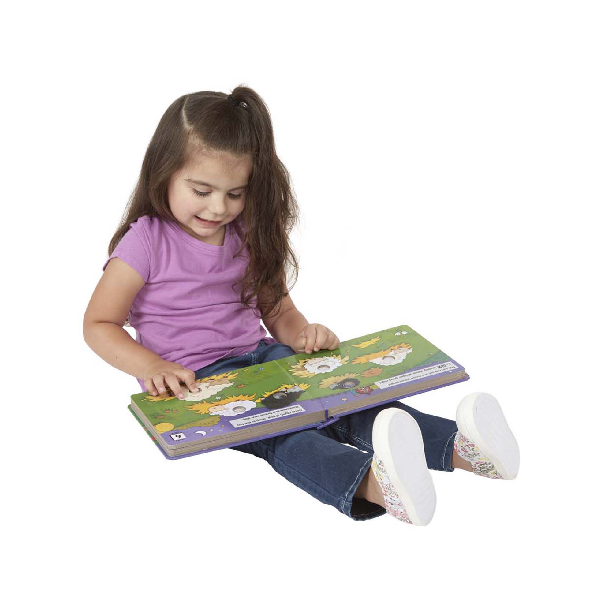 Poke-A-Dot: Goodnight, Animals หนังสือปุ่มกด รุ่นสัตว์ก่อนนอน อ่านไป กดไป ดึงดูดความสนใจ สนุก! Melissa & Doug