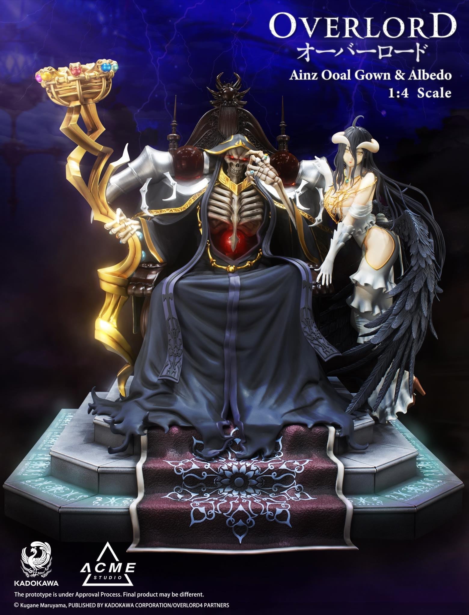 [สั่งจอง]Kadokawa x ACME 1/4 : Ainz Ooal Gown & Arubedo with Special Parts