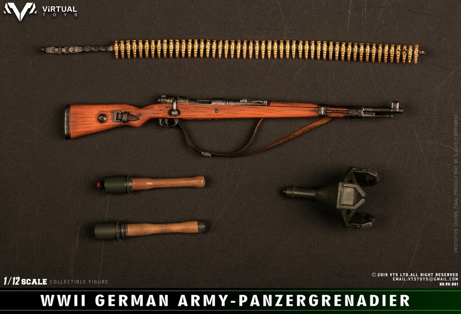 [สั่งจอง]VTS TOYS VG001 1/12 POCKET ELITE SERIES WWII German Army - Panzergrgrenadier