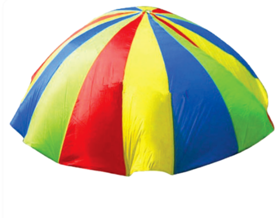 Parachute (พาราชูต) ผ้าร่มสีรุ้งเส้นผ่าศูนย์กลาง 4 เมตร ของเล่น, ของเล่นเด็ก, ของเล่นเสริมพัฒนาการ,สื่อ เครื่องเล่นสนามในร่มและกลางแจ้ง, ของเล่นเด็กอนุบาล พร้อมส่ง