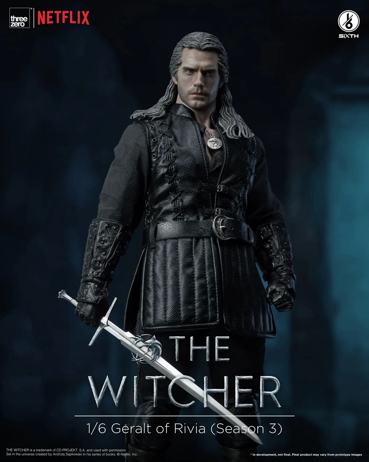 [สั่งจอง] Threezero 3Z05320W0 1/6 : Netflix The Witcher - Geralt of Rivia (Season 3)