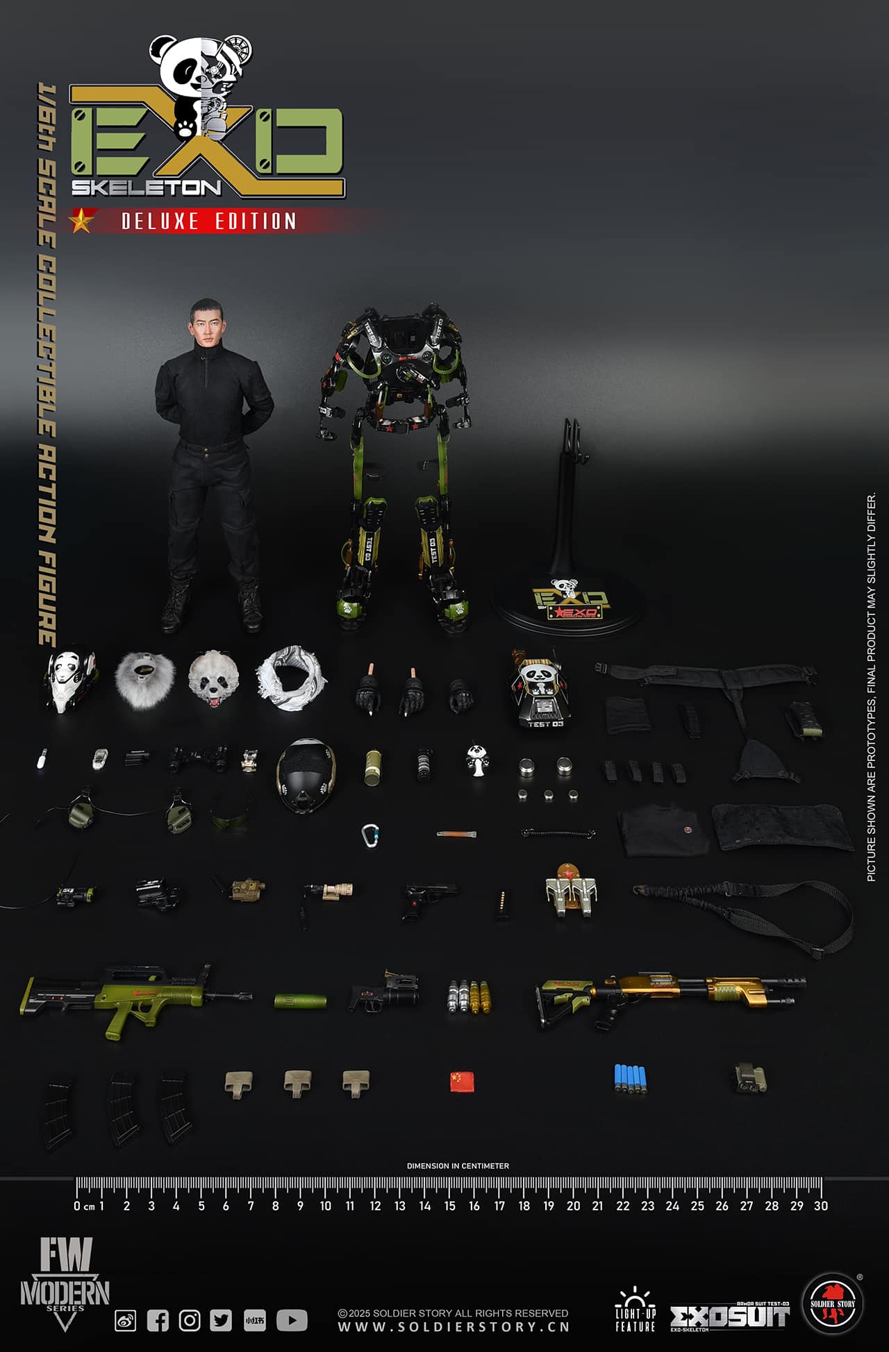 [สั่งจอง]SOLDIER STORY 1/6 : EXO-Skeleton Armor Suit Test -03 “Panda Division”