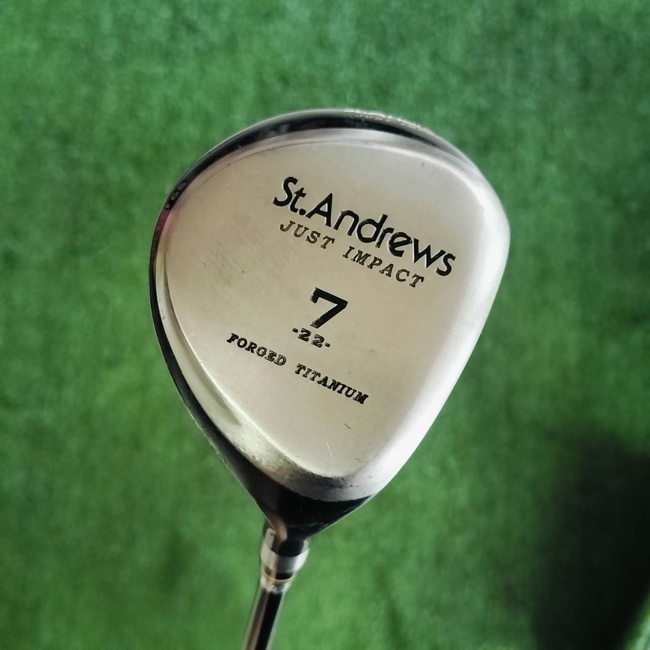 FW7 St.ANDREW JUST IMPACT วัสดุ FORGED TITANIUM สุดๆค่ะ ตีนุ่ม เสียงเพราะ หัวแบนๆ ได้ฟีลลิ่งมาก ไม้กอล์ฟพรีเมี่ยมมือสอง ของแท้ By NakaraLuxurious