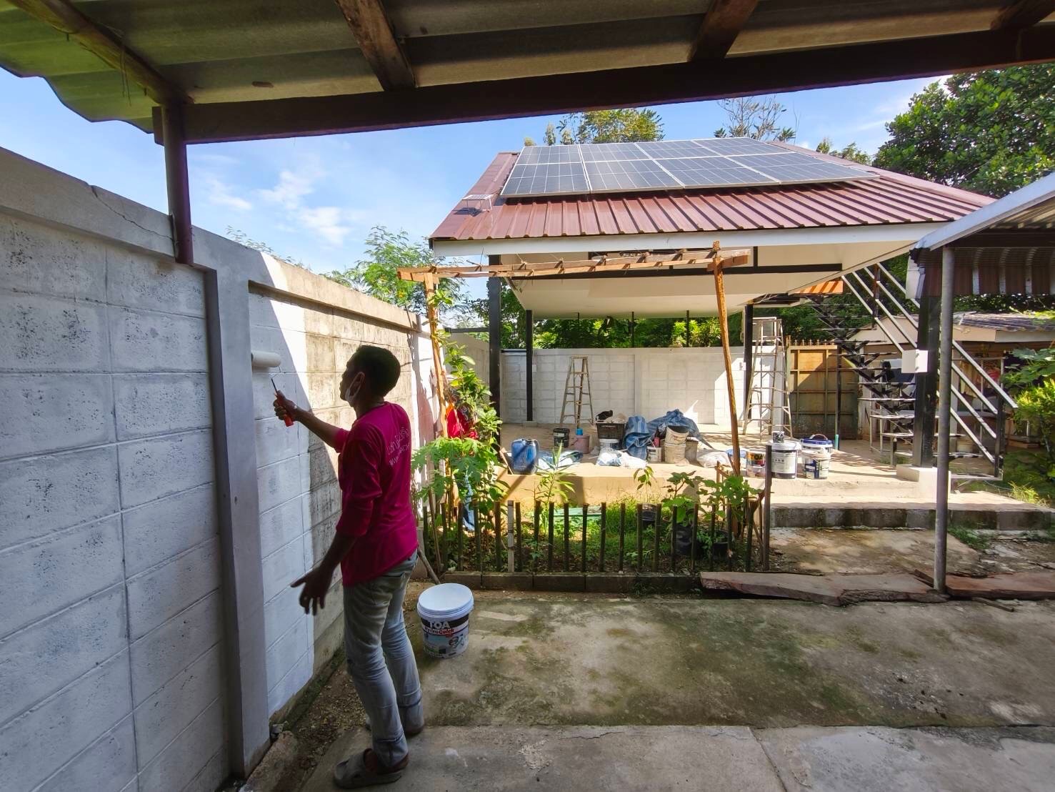 บ้านพักตากอากาศ (คุณป้อม) อ.บ้านโป่ง จ.ราชบุรี