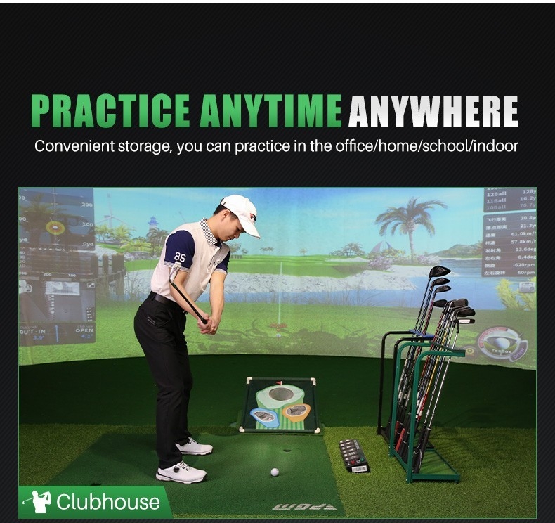 PRACTICE NET ตาข่ายฝึกซ้อมชิพ PGM LXW022 สำหรับซ้อมสวิง ซ้อมชิพฝึกความแม่นยำ มีหลุมทั้งหมด 3 ระดับ พกพาสะดวก