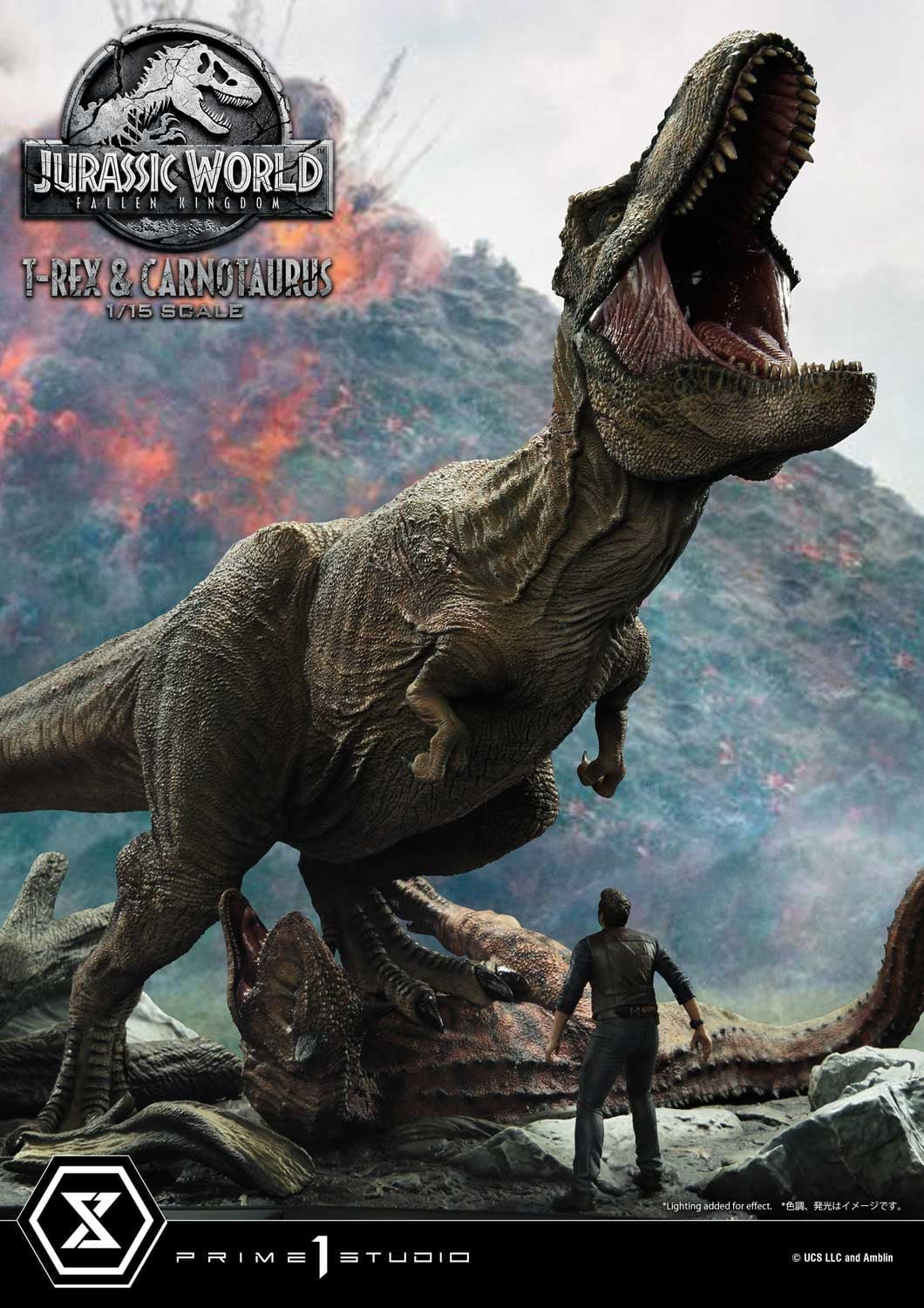 [สั่งจอง]Prime 1 Studio 1/15 : T-Rex & Carnotaurus (Jurassic World: Fallen Kingdom)