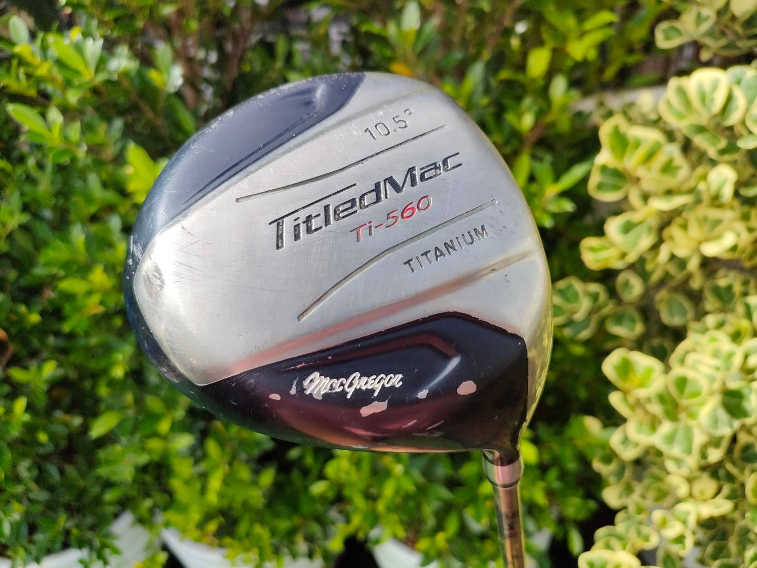 DRIVER Macgregor TITLEDMAC TI-560 TITANIUM ก้าน AIRRACE FLEX R องศา 10.5 แค่ก้านก็คงเกินคุ้มแล้วครับ