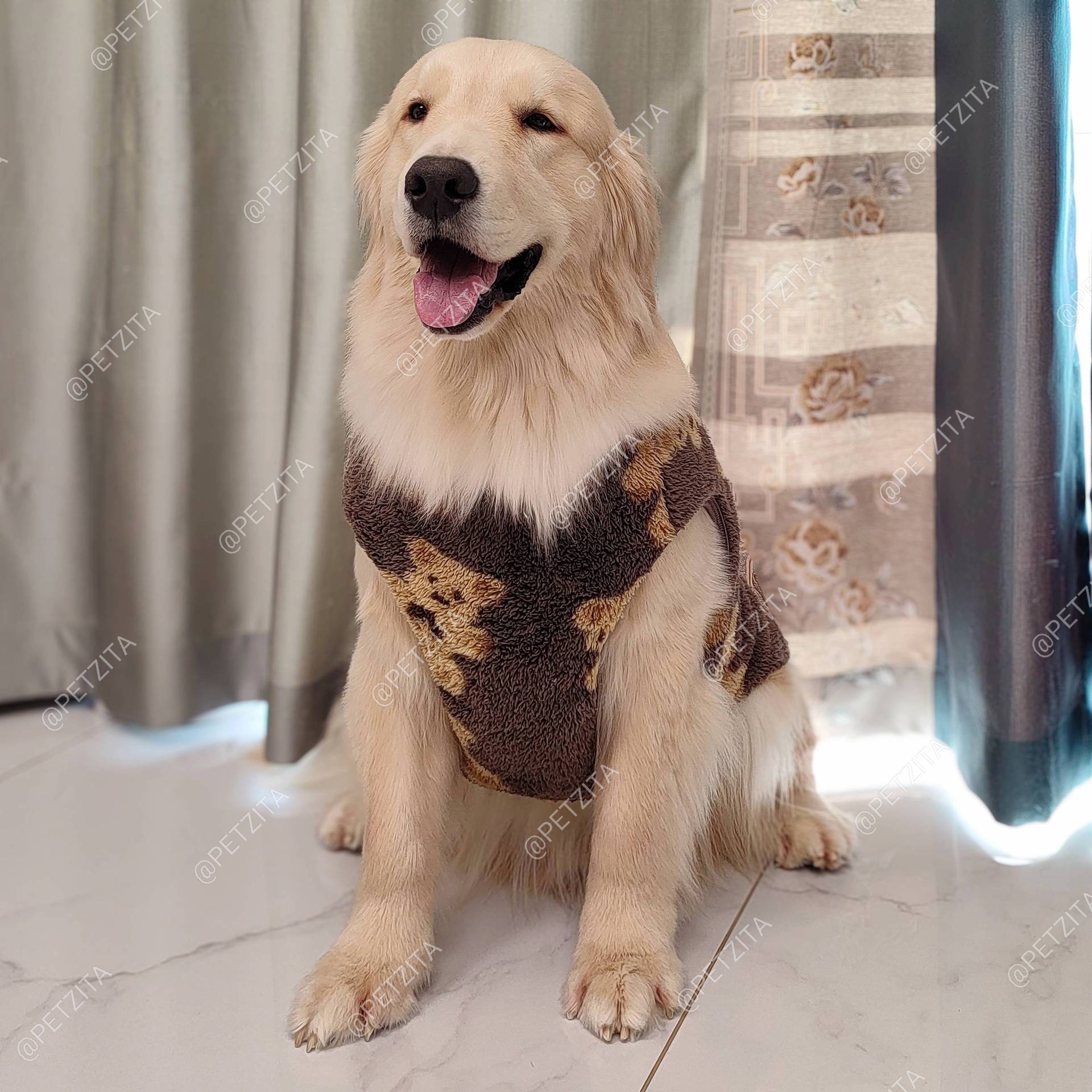🇹🇭พร้อมส่ง🇹🇭 🐶🐕 เสื้อผ้าสำลีขนปุยนุ่มนิ่ม สำหรับ สุนัขพันธุ์กลาง ถึง หมาใหญ่