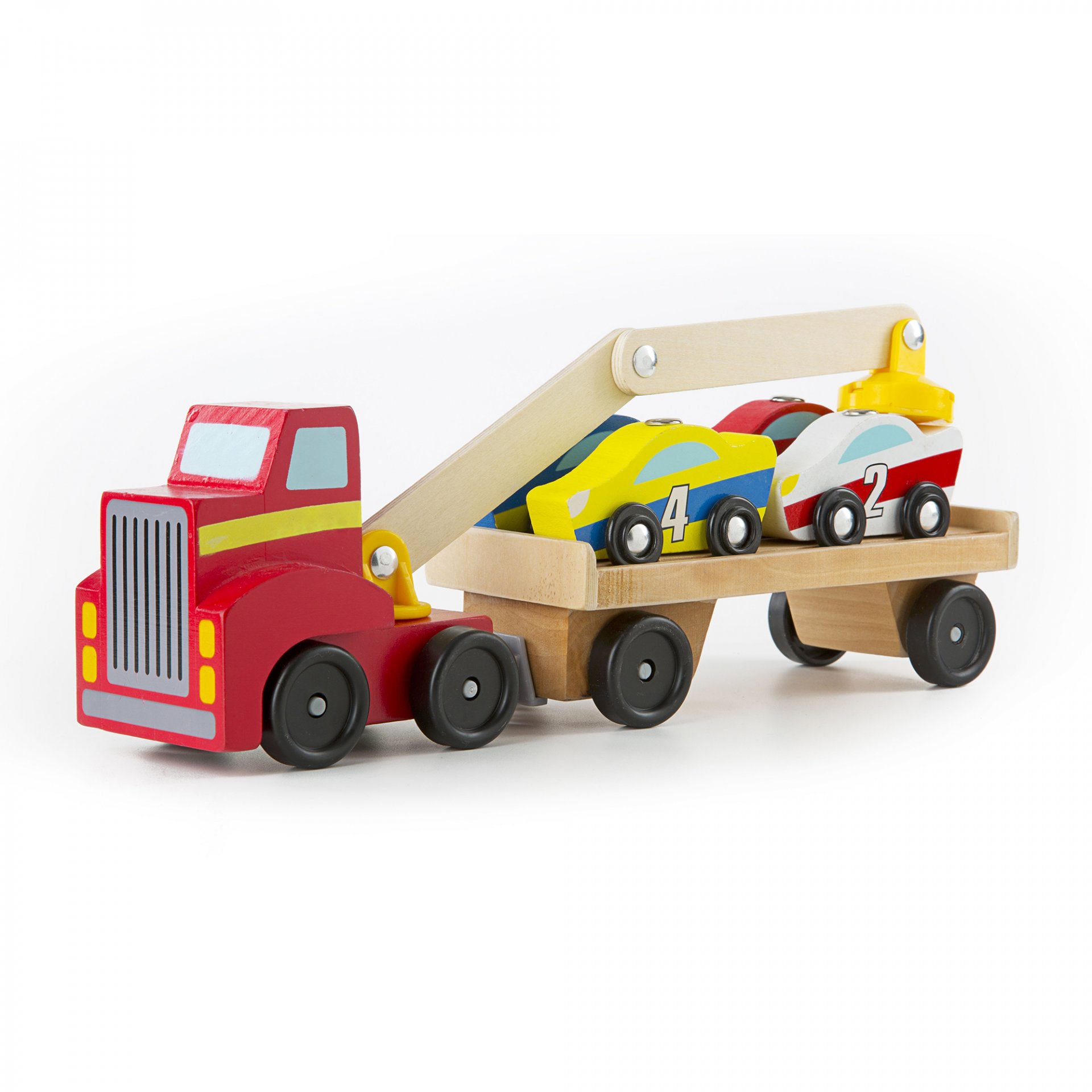 รถยกแม่เล็ก + รถแข่ง 4 คัน ยกด้วยแม่เหล็ก Melissa & Doug Safari Puppet Set รุ่น 05236 ของเล่น, ของเล่นเด็ก, ของเล่นเสริมพัฒนาการ