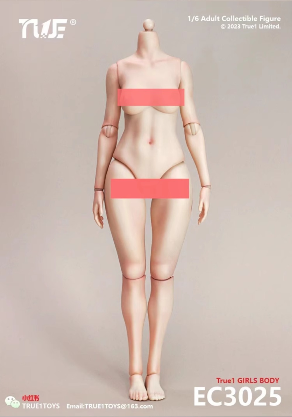 [สั่งจอง] True1Toys 1/6 : Peaches Buttocks Version of the Movable Female Body